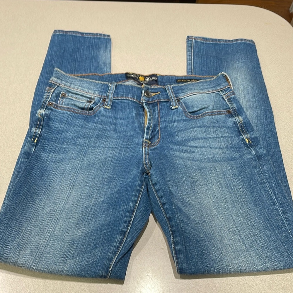 Lucky Brand denim jeans womens 6/28 Sweet and Straight